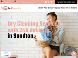 Safi Laundry Website Design Development & Google Ads Strategy